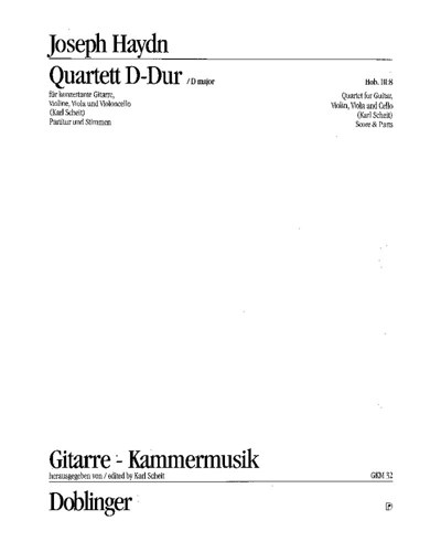 Quartet in D major, Hob. III:8 — 海顿