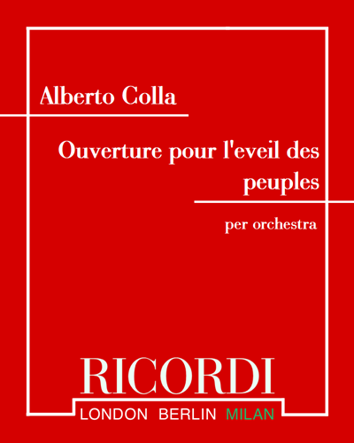 Ouverture pour l'eveil des peuples — Alberto Colla