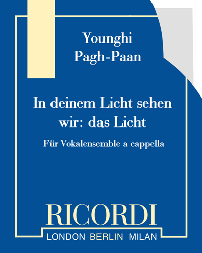 In deinem Licht sehen wir: das Licht — 朴英姬