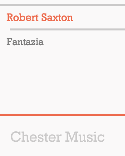 Fantazia — Robert Saxton