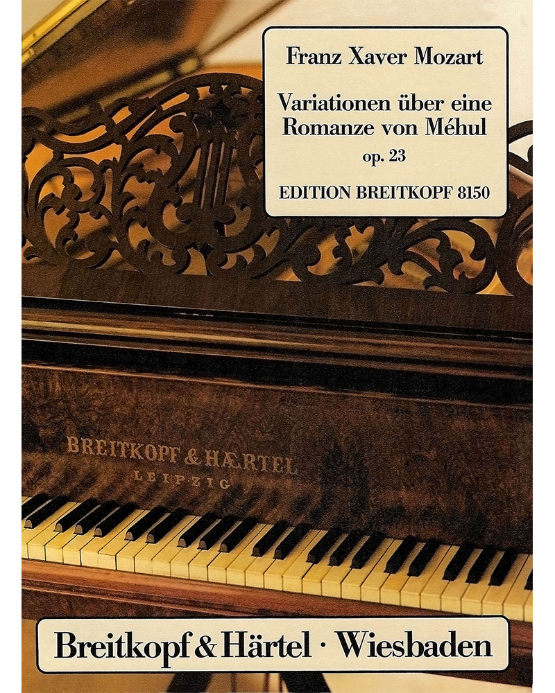 Variations on a Romance by Mehul, op. 23 — Franz Xaver Wolfgang Mozart