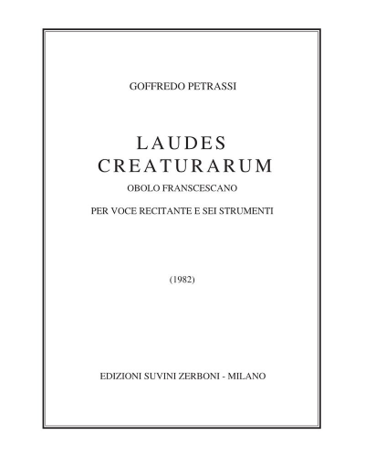 Laudes Creaturarum — 彼得拉西