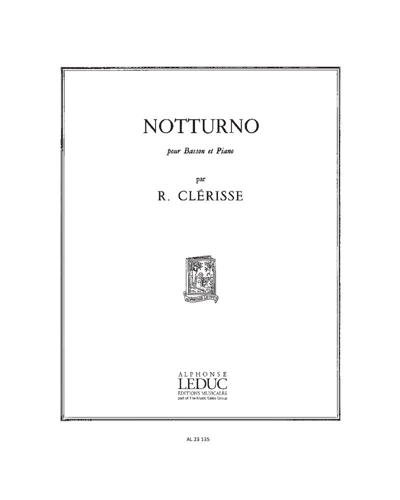 Notturno — Robert Clérisse