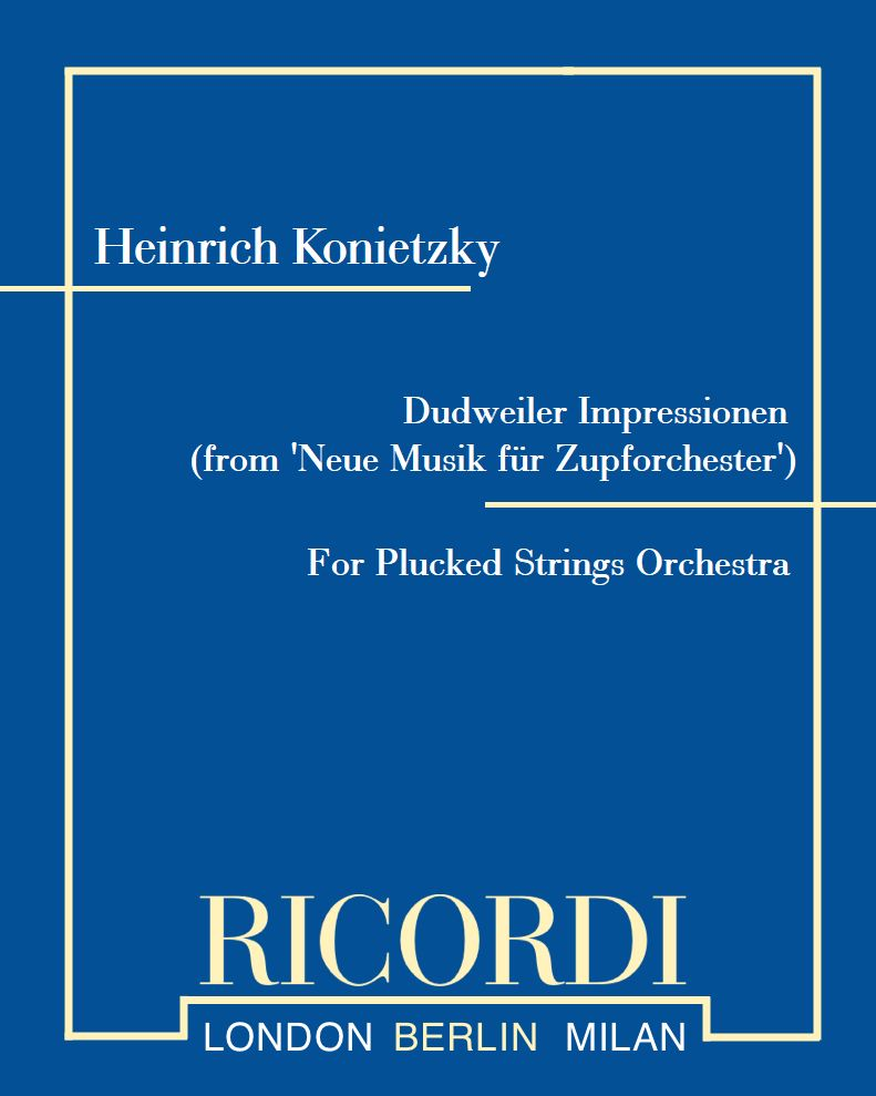Dudweiler Impressionen (from 'Neue Musik für Zupforchester') — Heinrich Konietzky