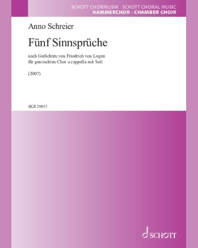 Fünf Sinnsprüche — Anno Schreier