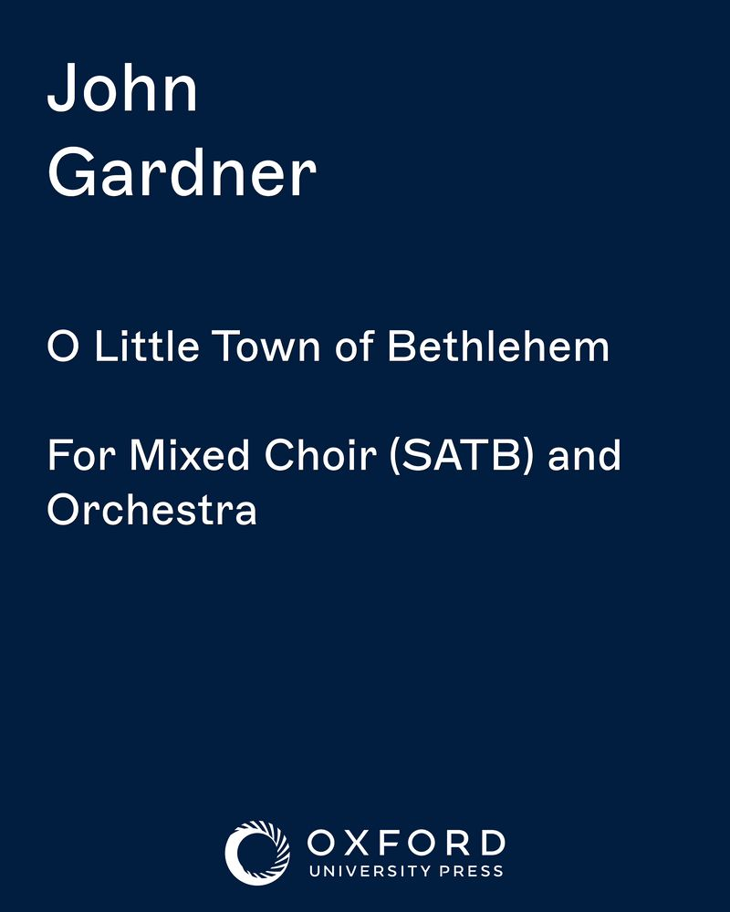 O Little Town of Bethlehem — John Gardner