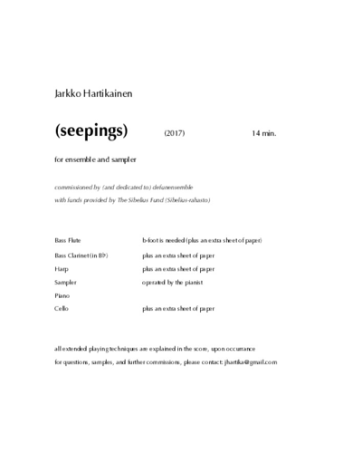 (seepings) — Jarkko Hartikainen