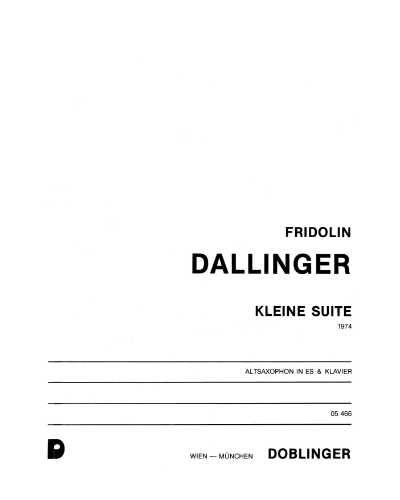 Kleine Suite — Fridolin Dallinger