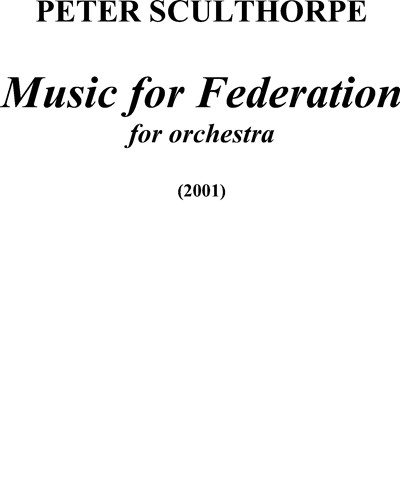 Music for Federation — 彼得·斯克尔索普
