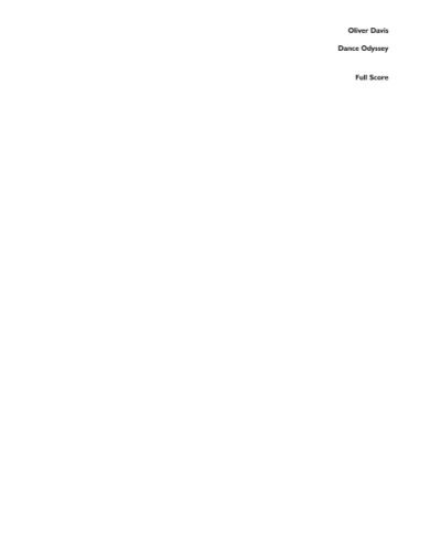Dance Odyssey — Oliver Davis