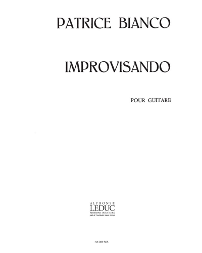 Imrovisando — Patrice Bianco
