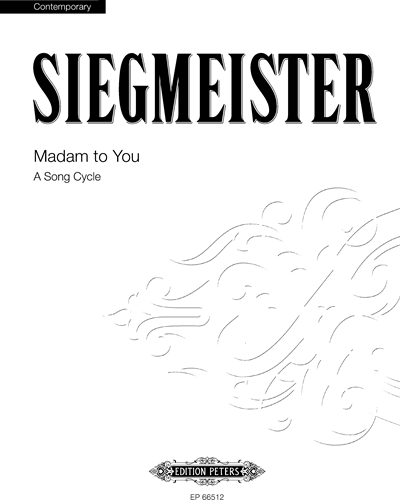 Madam to You (A Song Cycle) — Elie Siegmeister