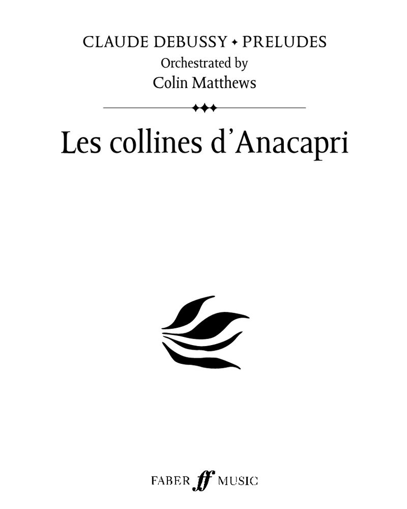 Les Collines d'Anacapri — 德彪西