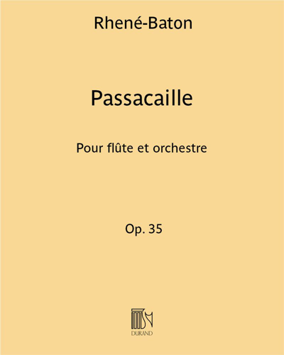 Passacaille, op. 35 — Rhené-Baton
