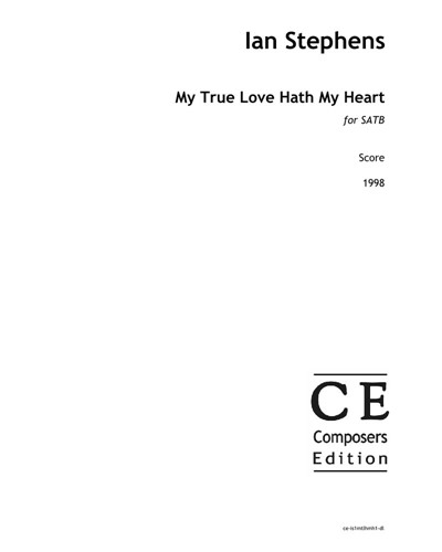 My True Love Hath My Heart — Ian Stephens