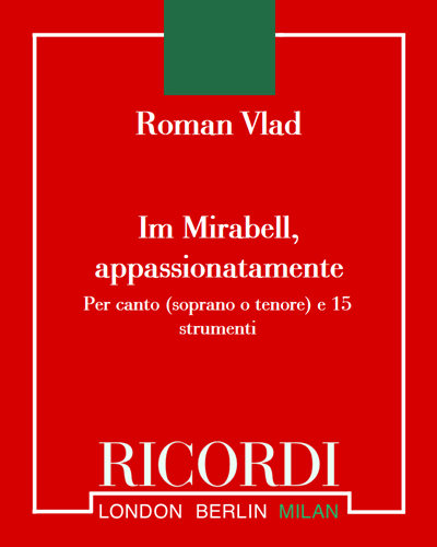 Im Mirabell, appassionatamente — Roman Vlad