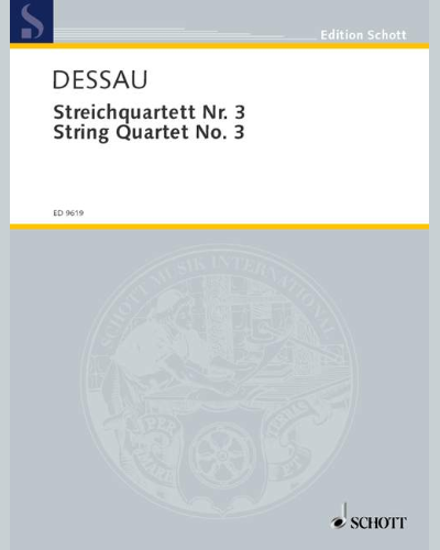 String Quartet No. 3 — Paul Dessau