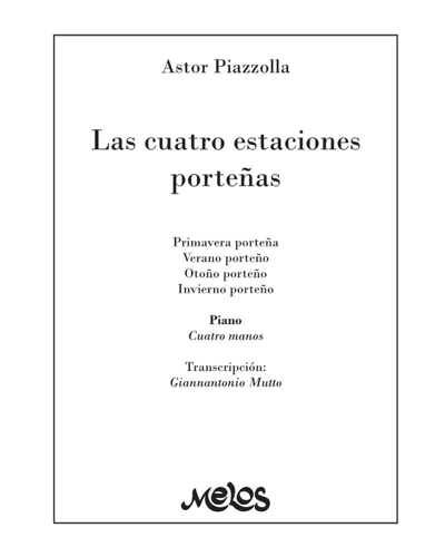 Las cuatro estaciones porteñas — 皮亚佐拉