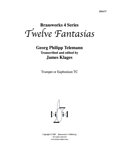 Twelve Fantasias — 泰勒曼
