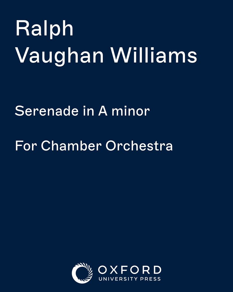 Serenade in A minor — Ralph Vaughan Williams