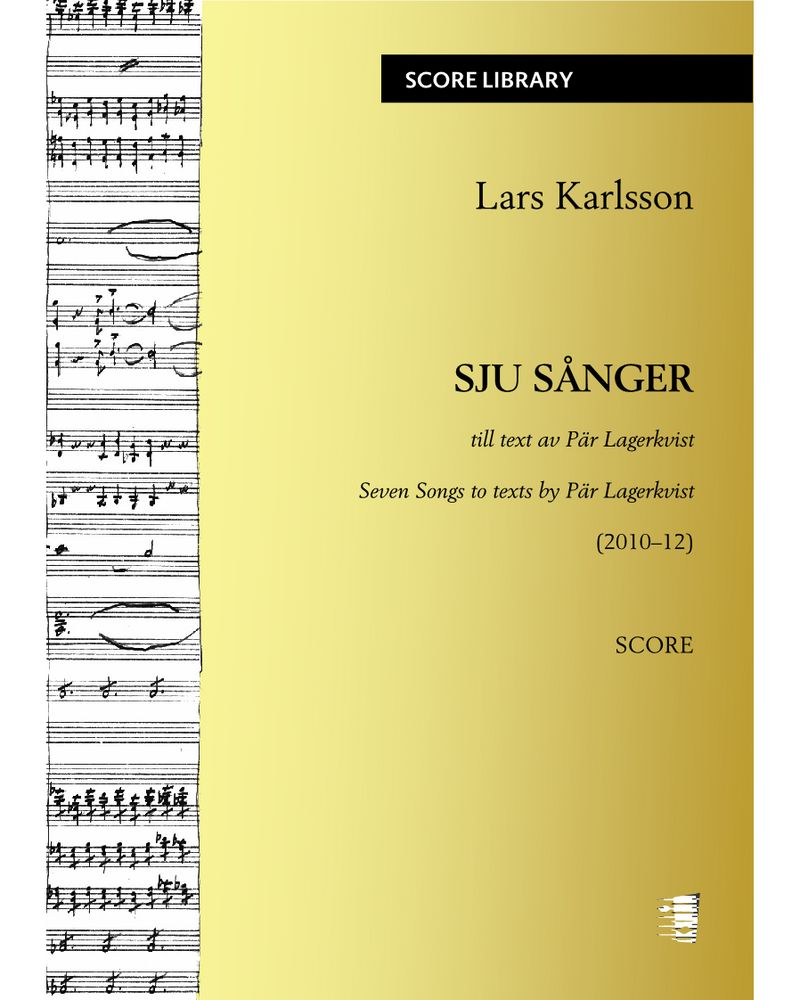 Seven Songs to texts by Pär Lagerkvist — Lars Karlsson