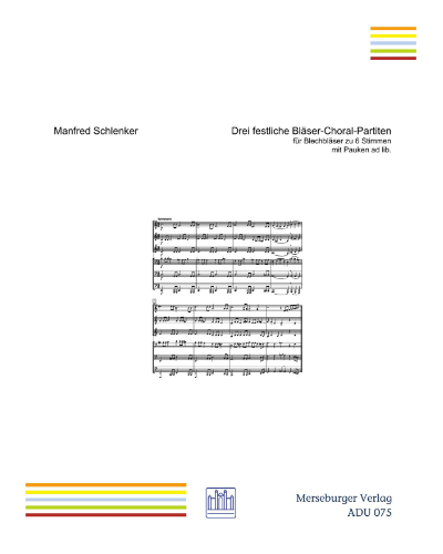 Three Festive Brass Chorale Partitas — Manfred Schlenker