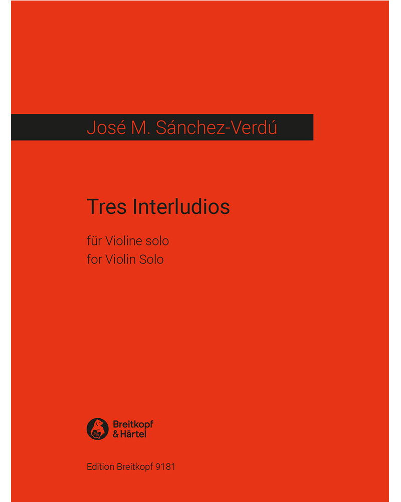 Tres Interludios — José María Sánchez-Verdú
