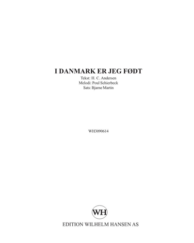 I Danmark er jeg født — Bjarne Martin