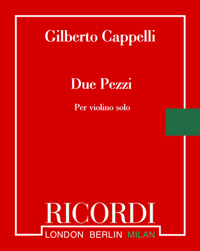 Due Pezzi — Gilberto Cappelli