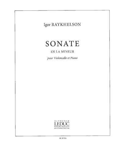 Sonata in A minor — Igor Raykhelson