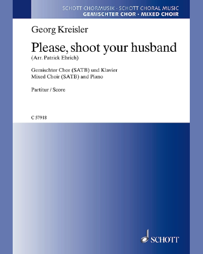 Please, shoot your husband — 乔治·克莱斯勒