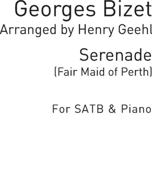 Serenade (Fair Maid of Perth) — 比才