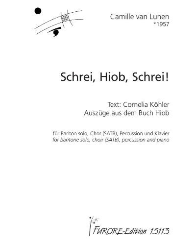 Schrei, Hiob, Schrei! — Camille van Lunen