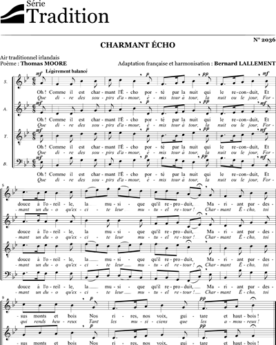 Charmant écho — Bernard Lallement