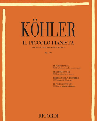 Il piccolo pianista, op. 189 — 科勒