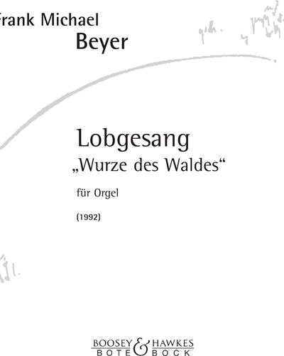 Lobgesang — Frank Michael Beyer