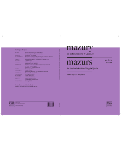 Mazurs for the ballet 'A Wedding in Ojców' — Józef Damse