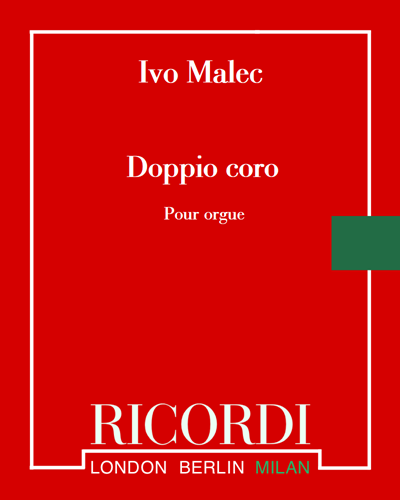 Doppio coro — Ivo Malec