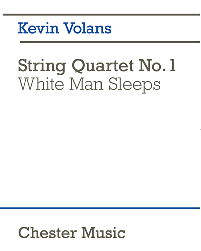 String Quartet No. 1 'White Man Sleeps' — Kevin Volans