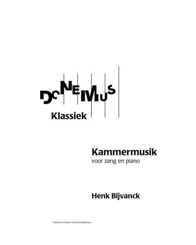 Chamber Music — Henk Bijvanck
