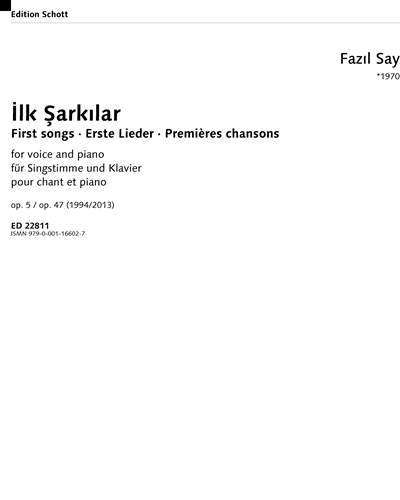 İlk Şarkılar — 法泽尔·萨伊