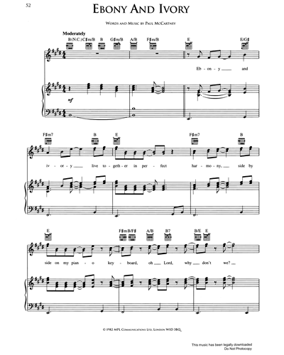 Ebony And Ivory — 保罗·麦卡特尼