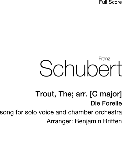 The Trout, op. 32 (Arr. in C major) — Franz Schubert