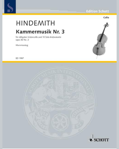 Chamber Music No. 3, op. 36/2 — 欣德米特