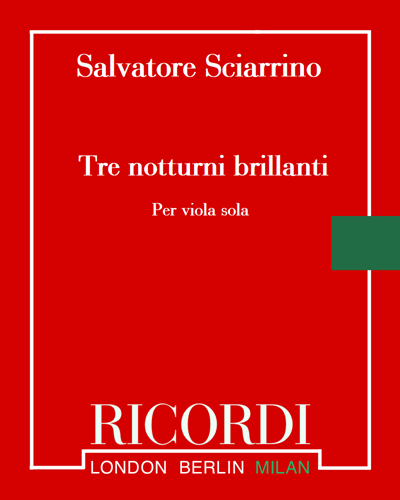 Tre notturni brillanti — Salvatore Sciarrino