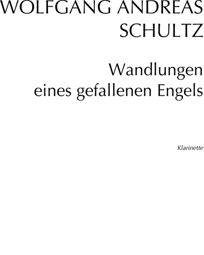 Wandlungen eines Gefallenen Engels nach Motiven aus Lilith — Wolfgang-Andreas Schultz