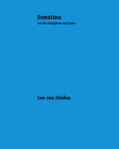 Sonatina — Lex van Delden