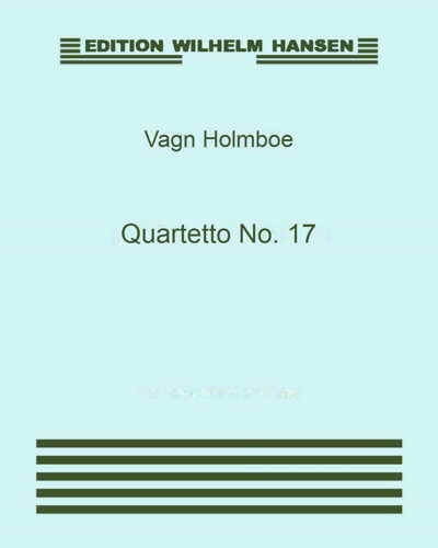 String Quartet No. 17, op. 152 'Mattinata' — 沃恩·霍尔姆波