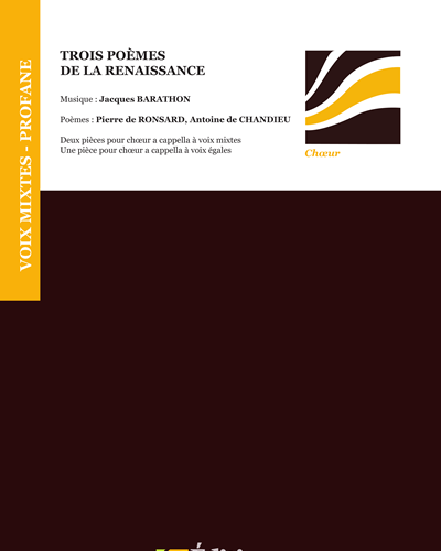 Trois poèmes de la Renaissance — Jacques Barathon