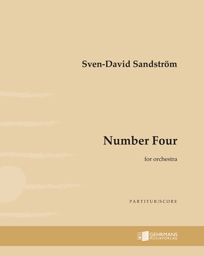 Number Four — 斯文-达维德·桑德斯特伦